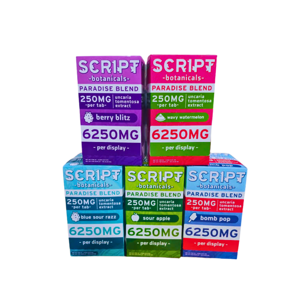 Script Botanicals - 250mg Botanical Tablets - 25ct
