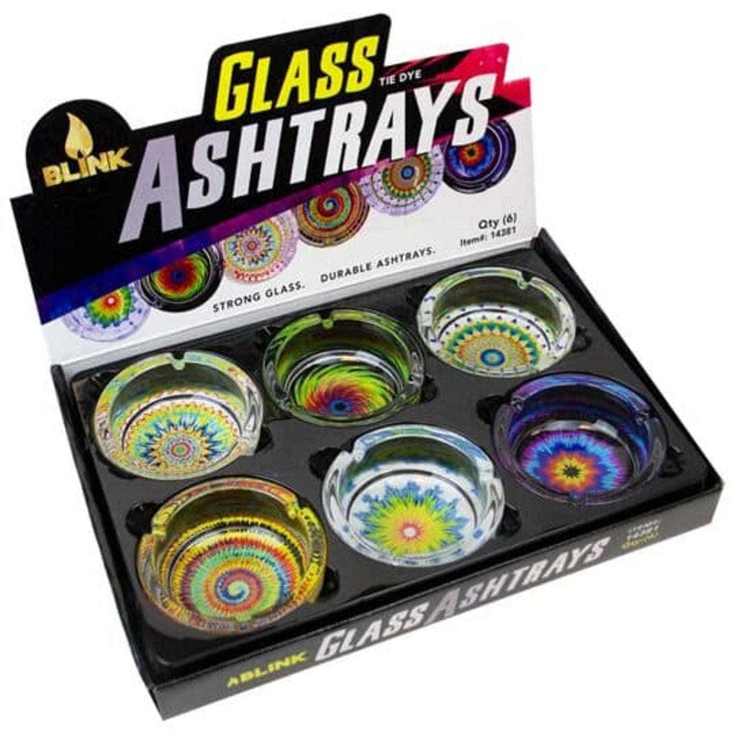 Blink Ashtray - Glass - 6ct