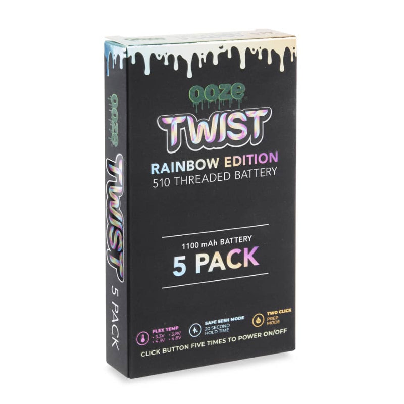 Ooze Twist mAh Batteries - Rainbow