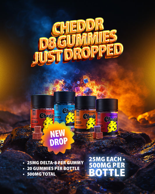 Cheddr 20ct D8 Gummies