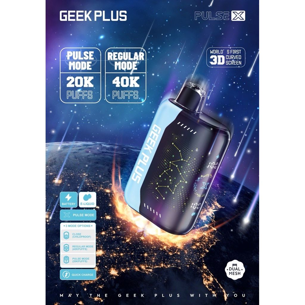Geek Plus Pulse X 5% - 18ml - 5ct