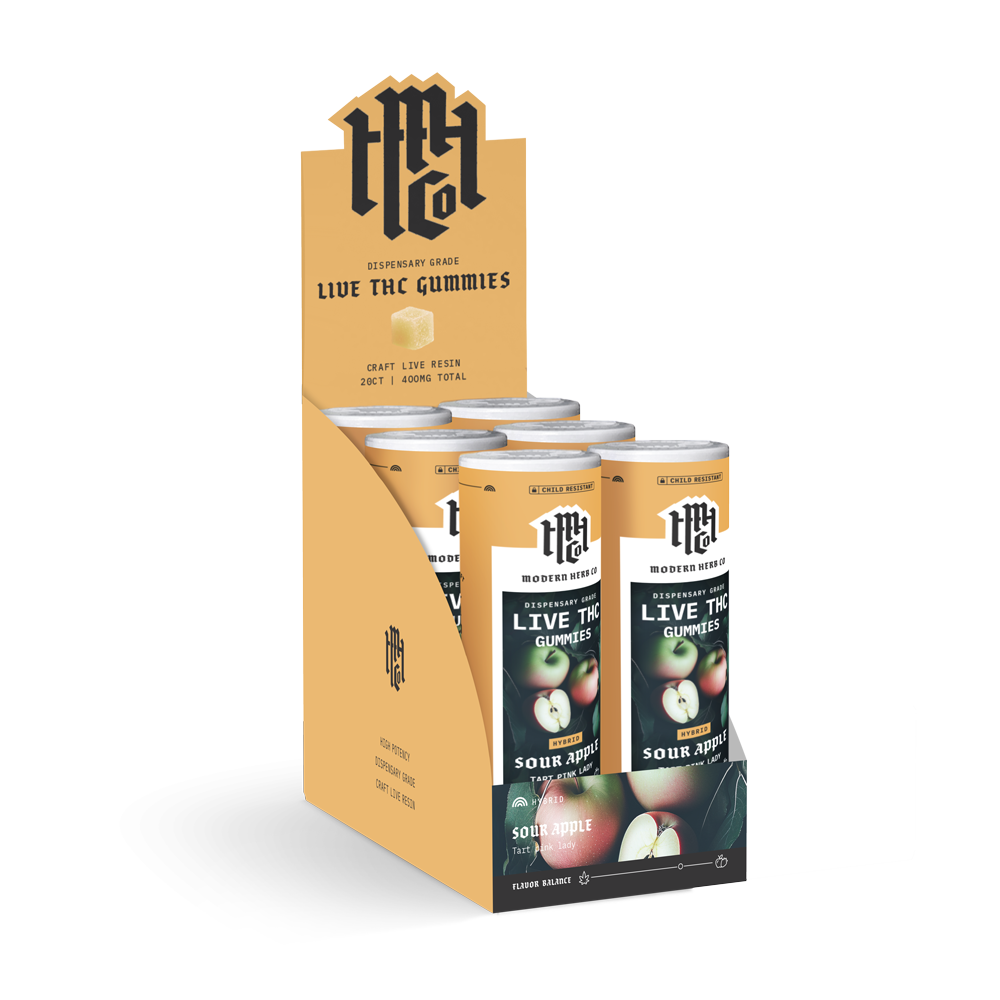 Modern Herb Co - 400mg Live Resin D9 THC Gummies - 20pk - 6ct
