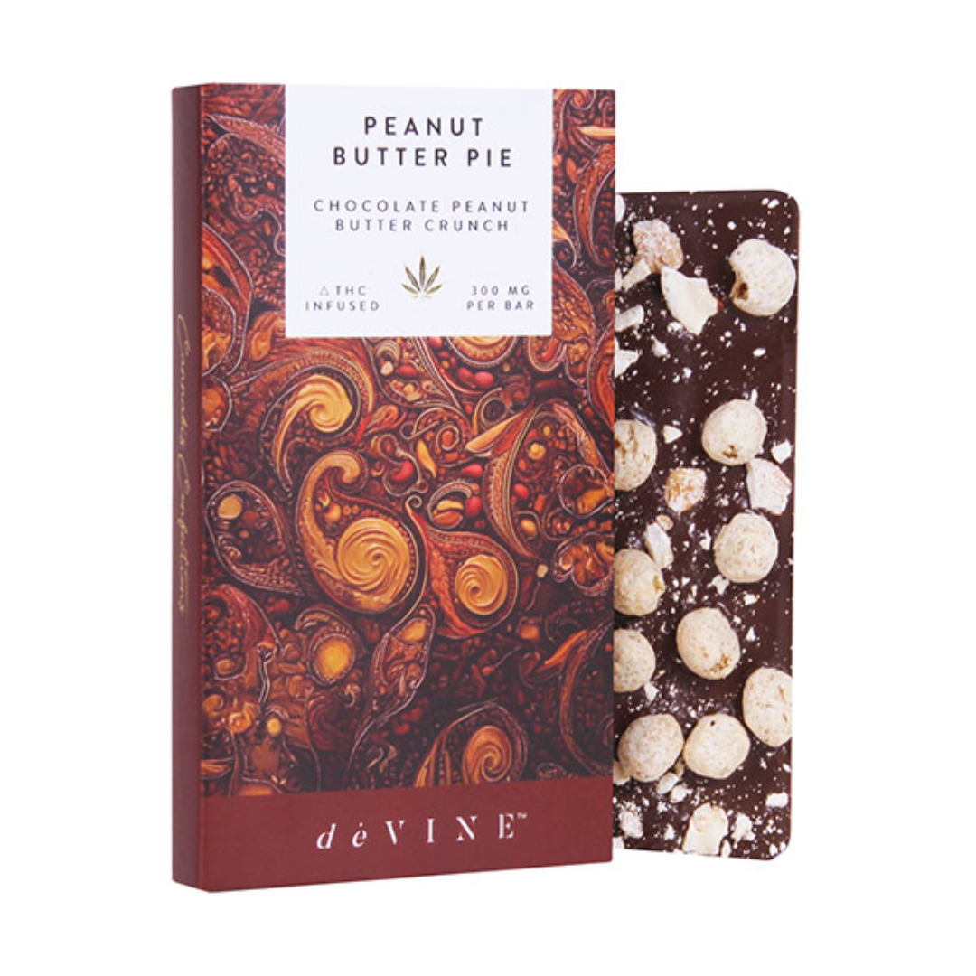 Cannabis Confection- Peanut Butter Pie 15 serving bar - 300mg