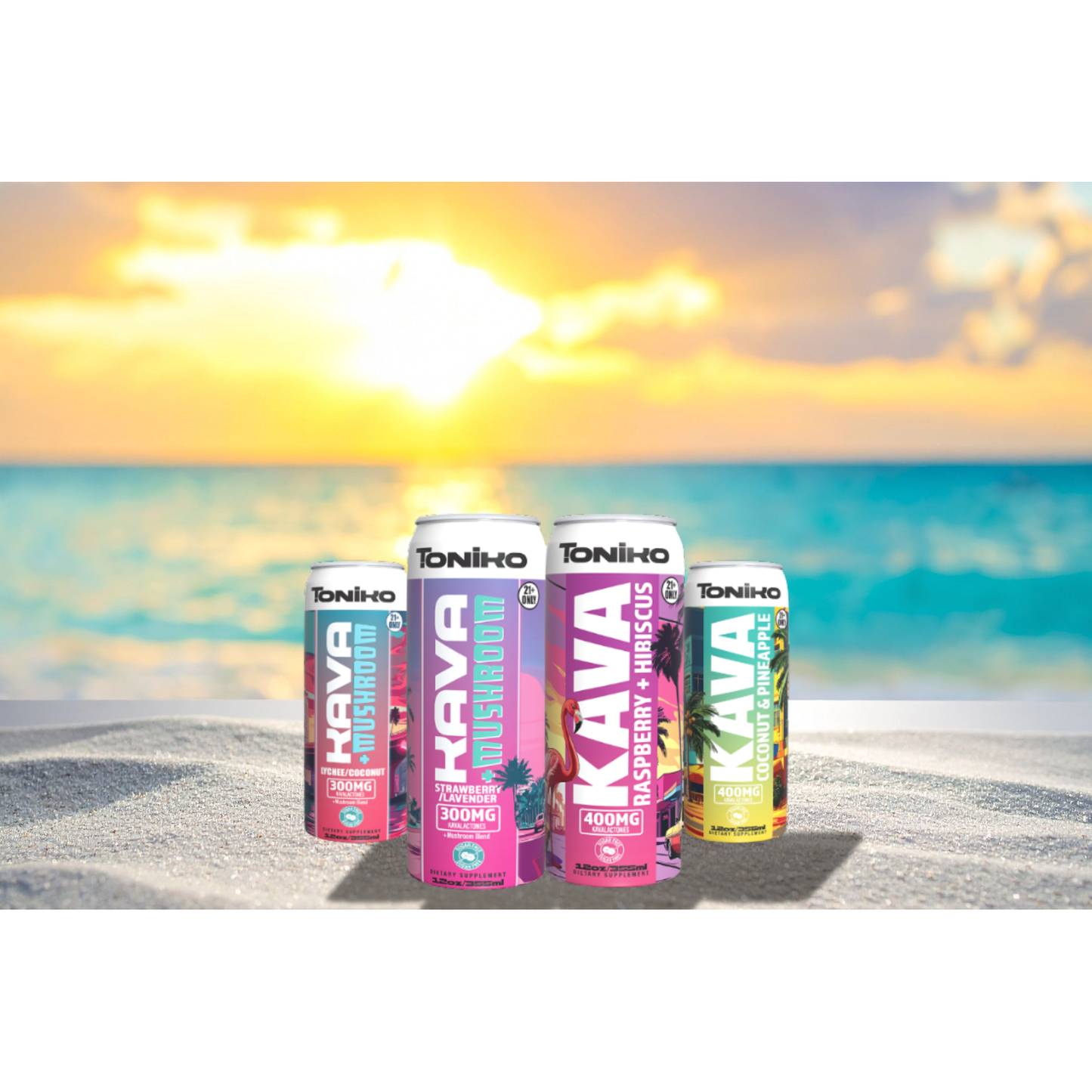 Toniko 400mg Kava 12oz Seltzer