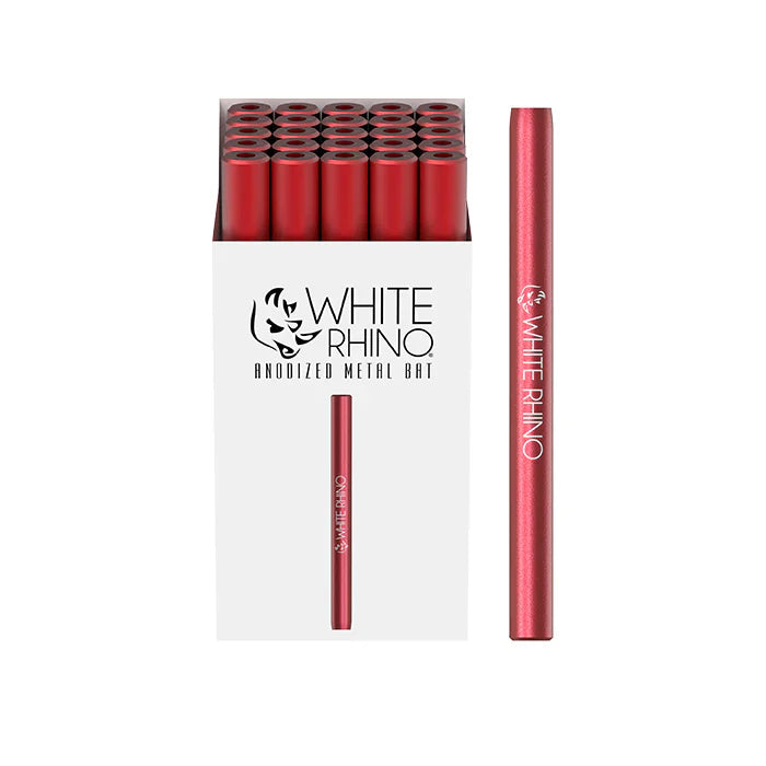 White Rhino - Bat - 25ct - Anodized Metal