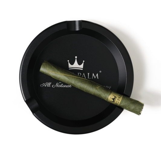 King Palm - Ashtray - Aircraft Aluminum Display - 8ct