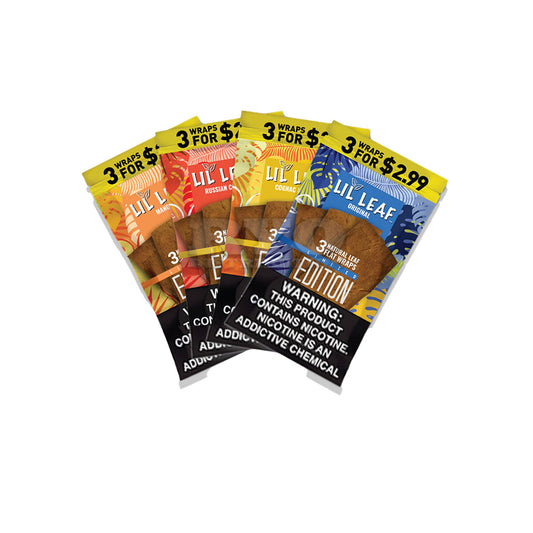 Lil Leaf Flavored Leaf Wraps (3/$2.99) - 3pk - 10ct
