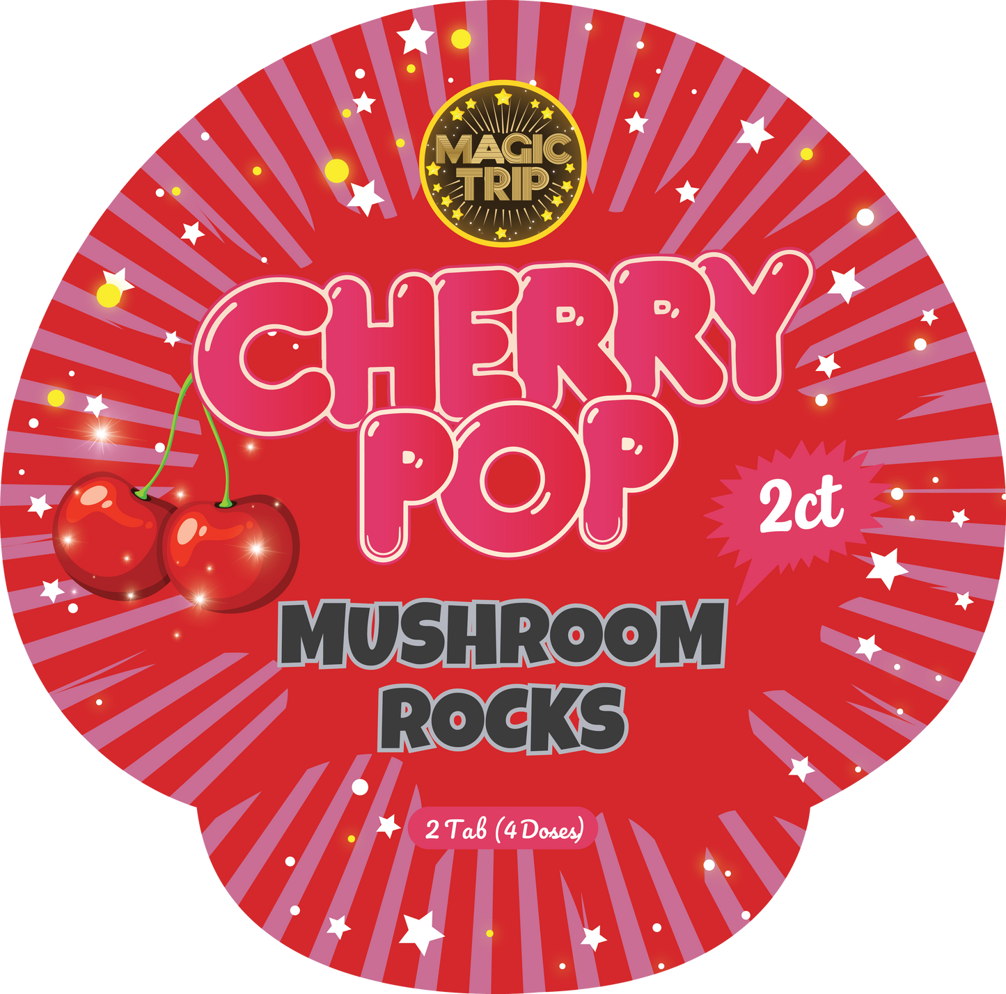Magic Trip Mushroom Rocks - 2pk - 20ct