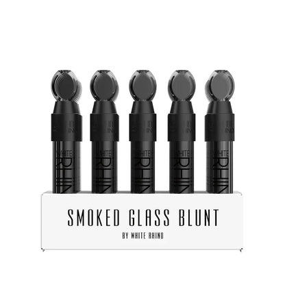 White Rhino - Blunt - 25ct - Glass Slider Smoked