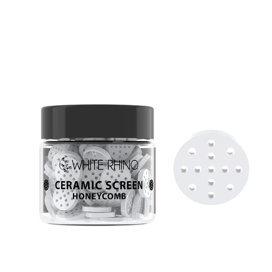 White Rhino - Screens - Ceramic - Honeycomb - 100ct