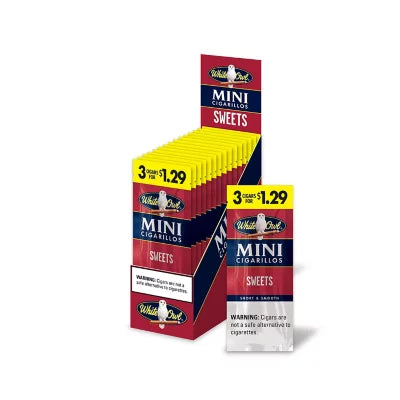 White Owl Mini Cigarillos - 3pk - 15ct