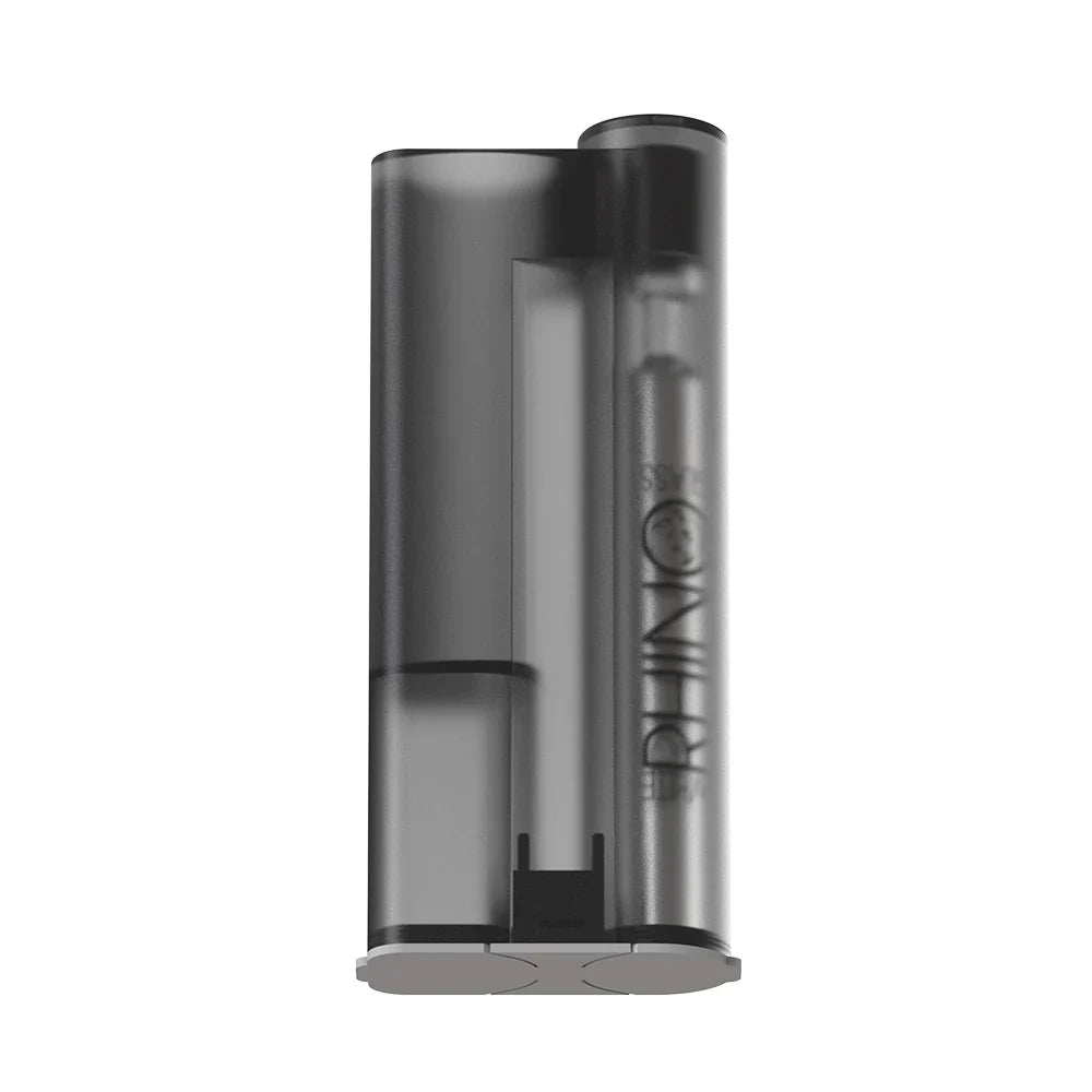White Rhino - Lighter Sidekick with Chillum & One Hitter - 12ct - B Series Transparent Black