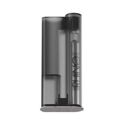 White Rhino - Lighter Sidekick with Chillum & One Hitter - 12ct - B Series Transparent Black