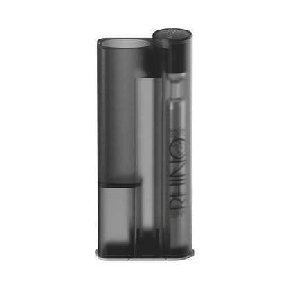 White Rhino - Lighter Sidekick with Chillum & One Hitter - 12ct - B Series Transparent Black