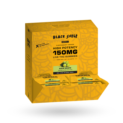Modern Herb Co - Black Sheep - 150mg Live THC Gummies - 3pk - 24ct