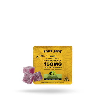 Modern Herb Co - Black Sheep - 150mg Live THC Gummies - 3pk - 24ct