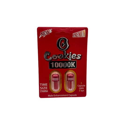 Cookies - Enhancer - 10000k Red Caps - 2pk - 24ct
