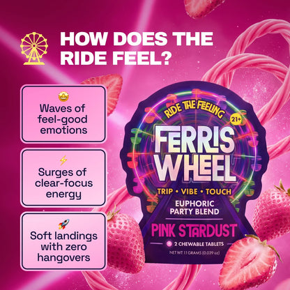 Ferris Wheel Kanna Party Tabs - 2pk - 20ct