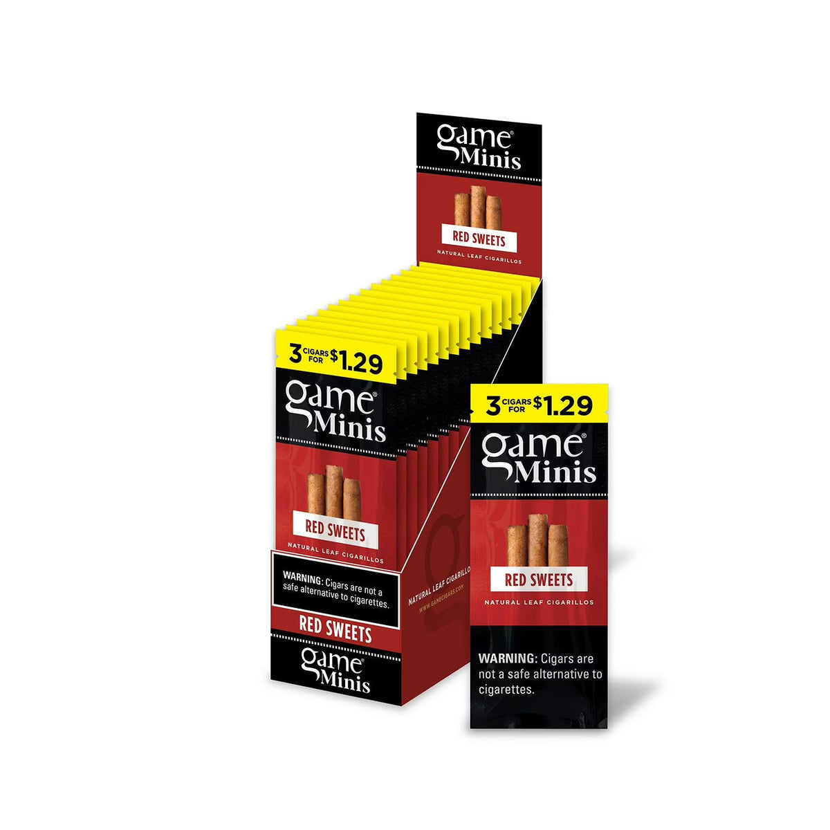 Game Mini Cigarillos (3/$$1.29) - 3pk - 15ct