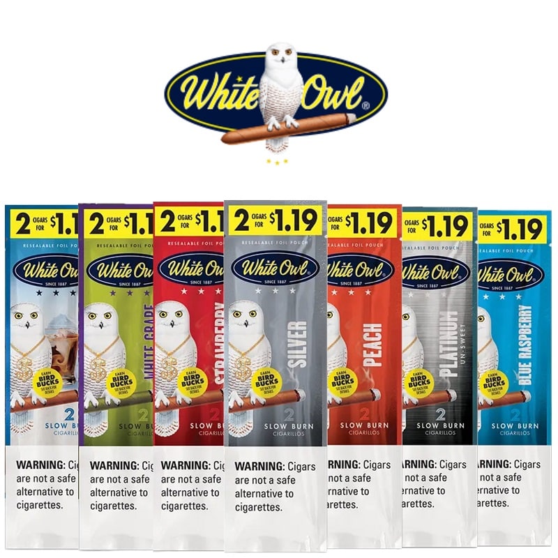 White Owl Cigarillos (2/$1.19) - 2pk - 30ct