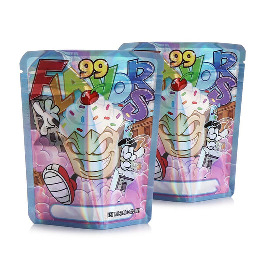 Mylar Bags - 3.5g - Designer 99 Flavors - 100ct [ CC023-107 ]