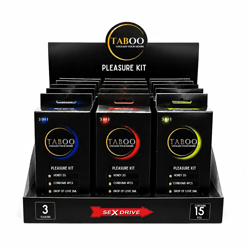 Taboo - Sexual Enhancement 3 in 1 Pleasure Kit - 15ct