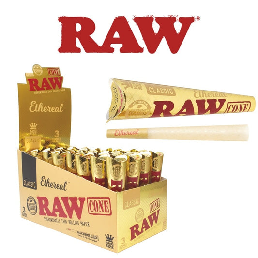 Raw Ethereal Cones - 1 1/4 - 6pk - 32ct