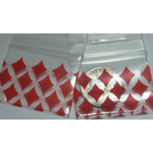 Apple Bags - 1.25" x 1" - 100pk - 10ct - Assorted Designs