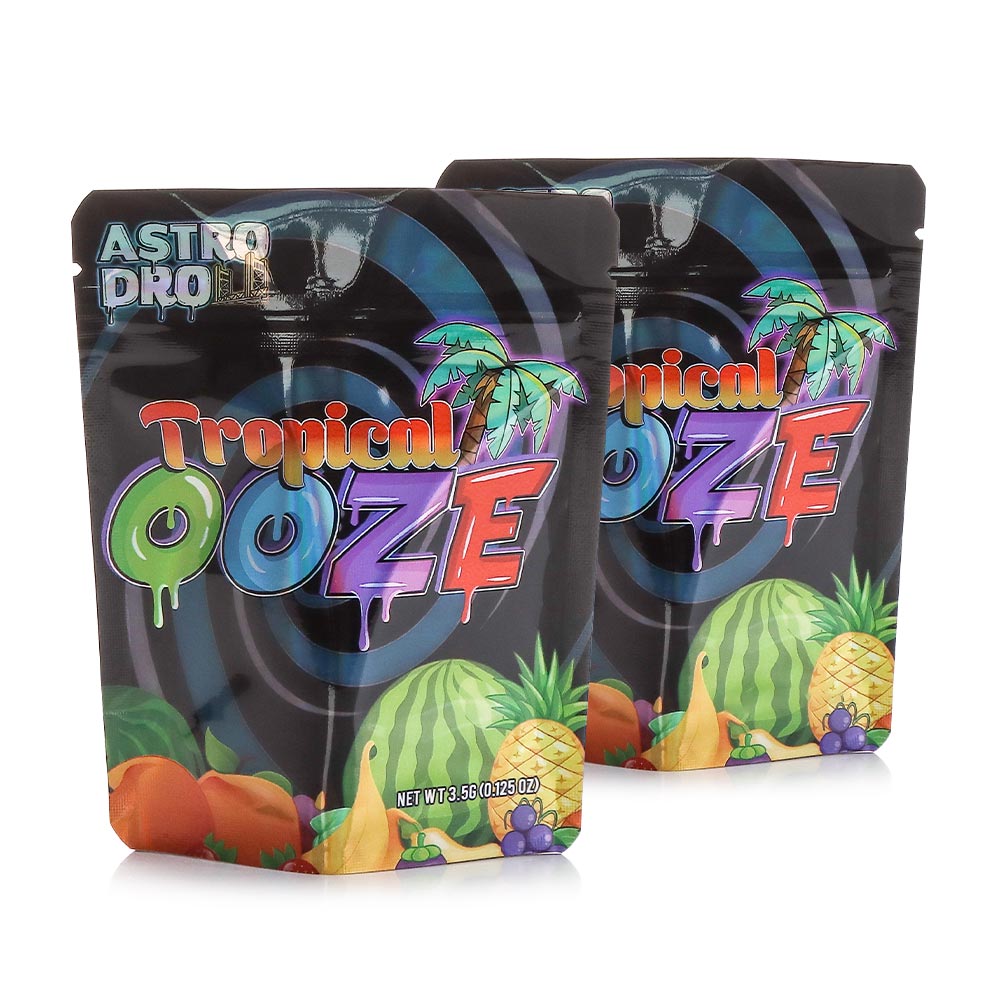 Mylar Bags - 3.5g - Designer Tropical Ooze - 100ct [ CC023-127 ]