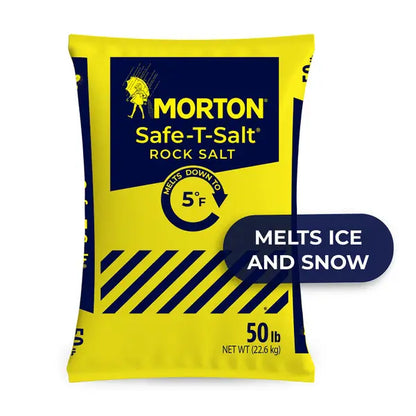 Morton - Safe-T-Salt - 50lb Bag Rock Salt