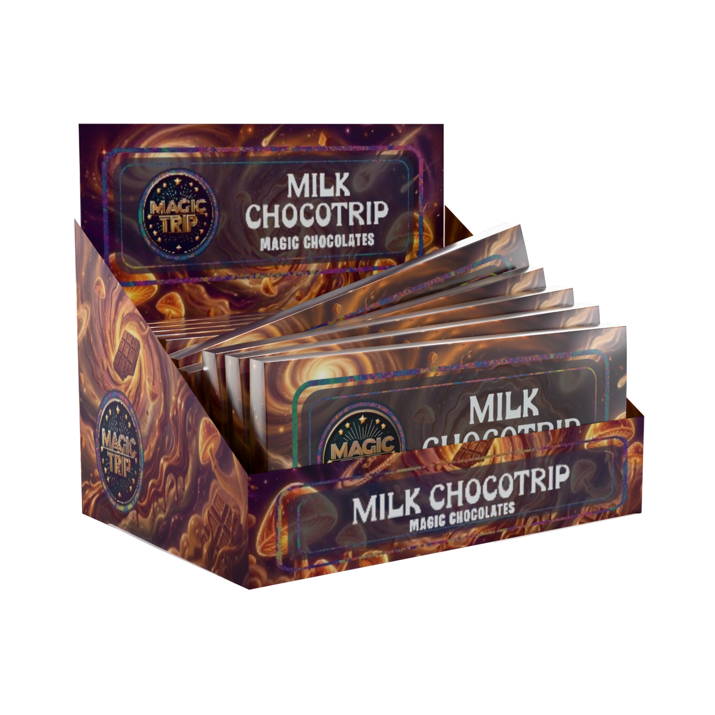 Magic Trip Mushroom Chocolate Bars - 10ct