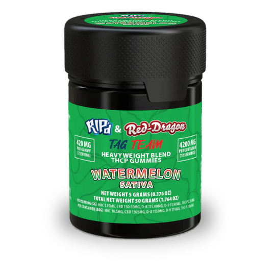 Rip'd & Red Dragon THC-P Gummies Watermelon - 10Ct