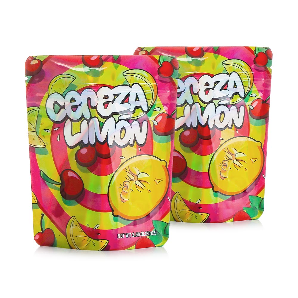 Mylar Bags - 3.5g - Designer Cereza Limon - 100ct [ CC030-173 ]
