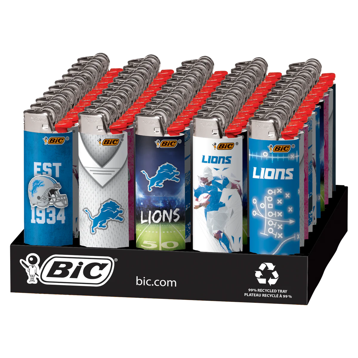 Bic - Lighters - Detroit Lions - 50ct