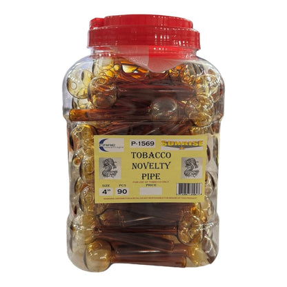 Oil Burner - 4" Amber - 90ct [ M2511 ] +