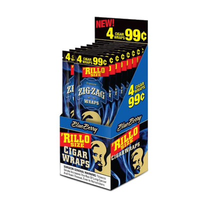 Zig Zag - Cigar Wraps - 4pk - 15ct [ 2691A ]