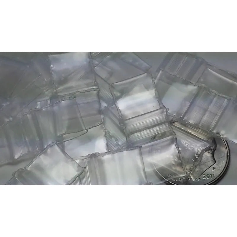 Apple Bags - 3/8" x 3/8" - 100pk - 10ct - Clear