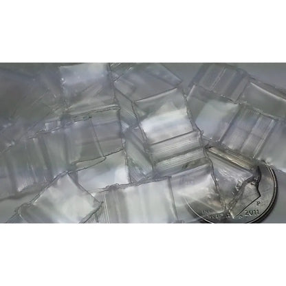 Apple Bags - 3/8" x 3/8" - 100pk - 10ct - Clear