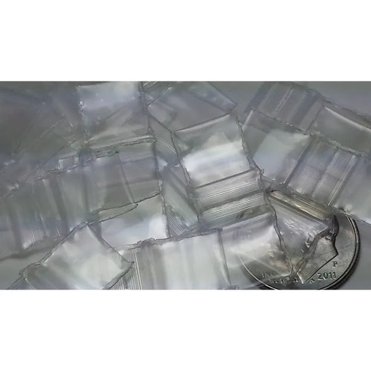 Apple Bags - 3/8" x 3/8" - 100pk - 10ct - Clear