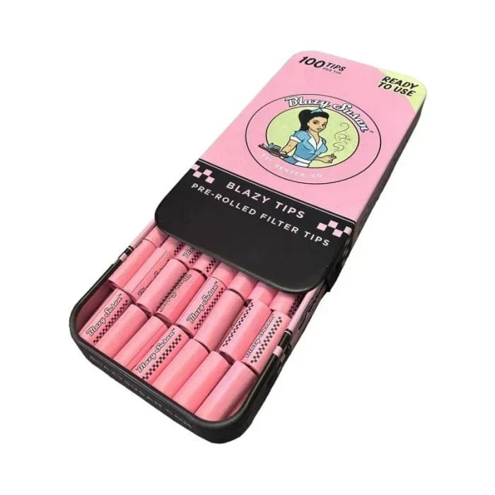 Blazy Susan - Tips - Pre-rolled - 100pk - 12ct