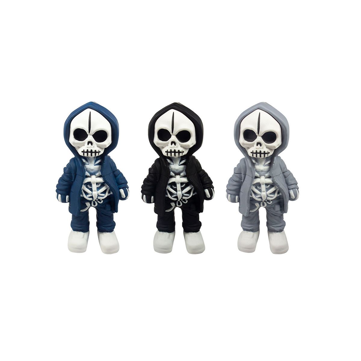 Grinders - 4pc Skeleton Man Design - 6ct [ #20 ]
