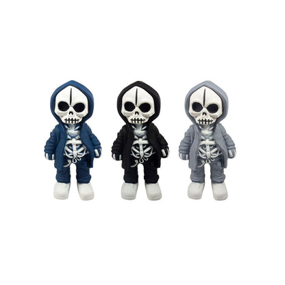 Grinders - 4pc Skeleton Man Design - 6ct [ #20 ]