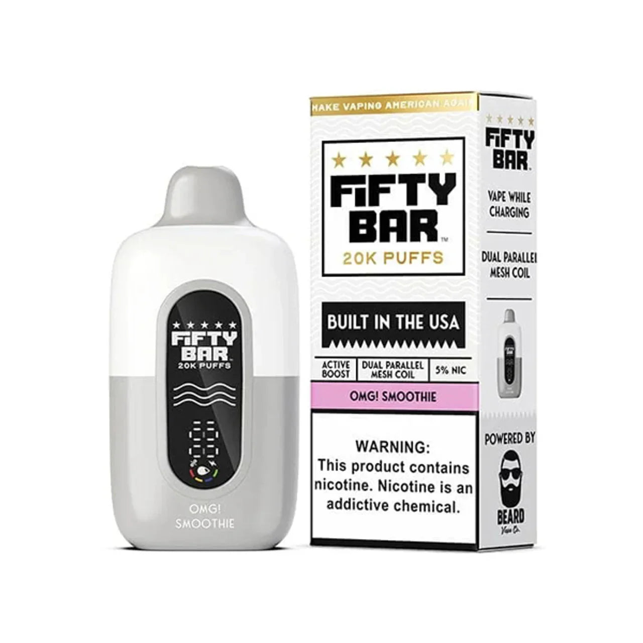 Fifty Bar White 20k - 18ml - 5ct