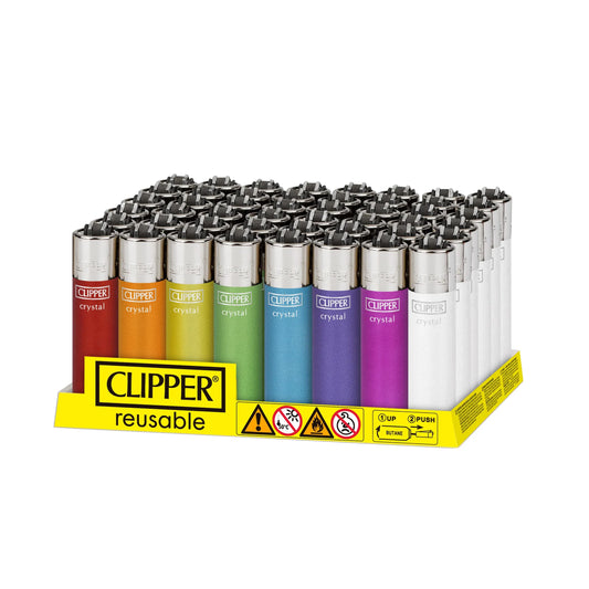 Clipper - Lighters - Crystal Rainbow - 48ct