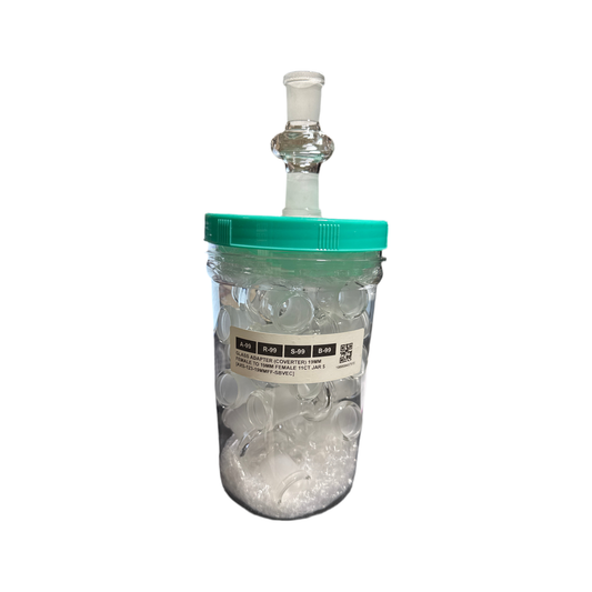 Adapter Jar - Glass 19mm Female To 19mm Female 11ct*