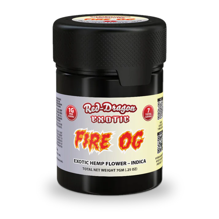 Red Dragon Exotic Hemp Flower - 7G