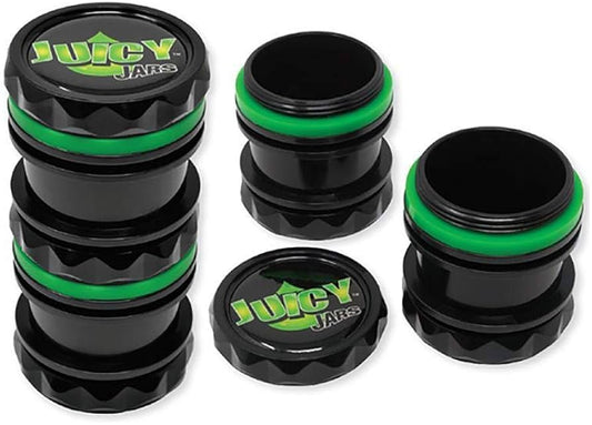 Juicy Jays - Stash Container - Segmented Jar - Green - 2pk