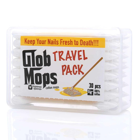Glob Mops - Cotton Swabs - Travel Pack - 30pk - 18ct
