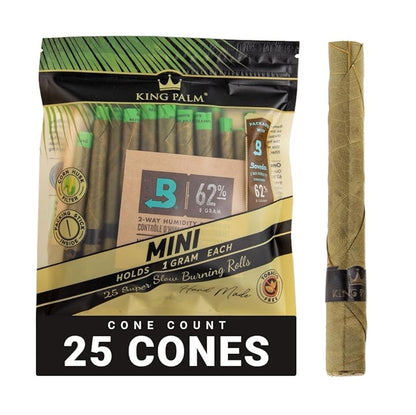 King Palm - Mini Cones - 25pk - 8ct