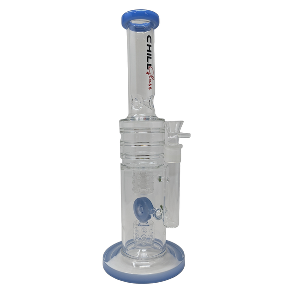 16" Chill Glass Multi Perc Water Pipe 18F